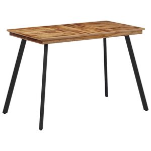 vidaXL Jed&aacute;lensk&yacute; st&ocirc;l 120x62x76 cm t&iacute;kov&eacute; mas&iacute;vne drevo