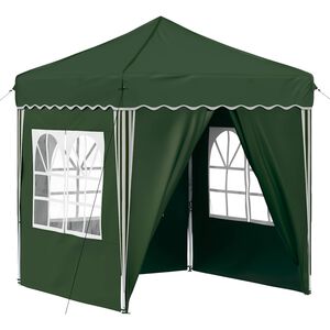 vidaXL Pr&iacute;stre&scaron;ok na p&aacute;rty 195 x 195 x 245 cm Zelen&aacute; Oxfordsk&aacute; l&aacute;tka