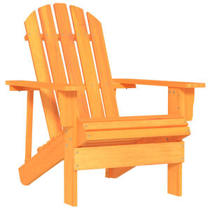 vidaXL Z&aacute;hradn&aacute; stolička Adirondack jedľov&yacute; mas&iacute;v oranžov&aacute;