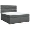 vidaXL Boxspring posteľ s matracom tmavosiv&aacute; 180x200 cm l&aacute;tka