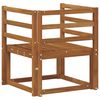 vidaXL Vonkaj&scaron;ia pohovka Pevn&eacute; ak&aacute;ciov&eacute; drevo Pr&iacute;rodn&aacute;