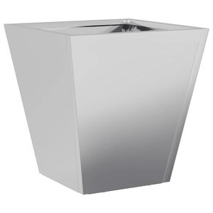 vidaXL Z&aacute;hradn&yacute; kvetin&aacute;č 30x30x30 cm, pozinkovan&aacute; oceľ