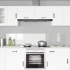 vidaXL Kuchynský backsplash 2 pcs Priehľadná 100 x 40 cm tvrdené sklo