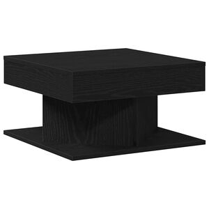 vidaXL Konferenčn&yacute; stol&iacute;k Čierny dub 57 x 57 x 30 cm Kompozitn&eacute; drevo