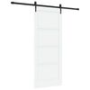 vidaXL Posuvn&eacute; dvere ORKDAL 83 x 202 cm Borovicov&yacute; mas&iacute;v