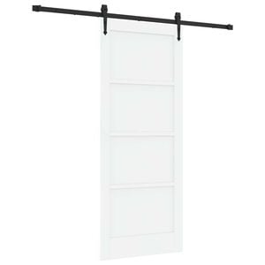 vidaXL Posuvn&eacute; dvere ORKDAL 83 x 202 cm Borovicov&yacute; mas&iacute;v