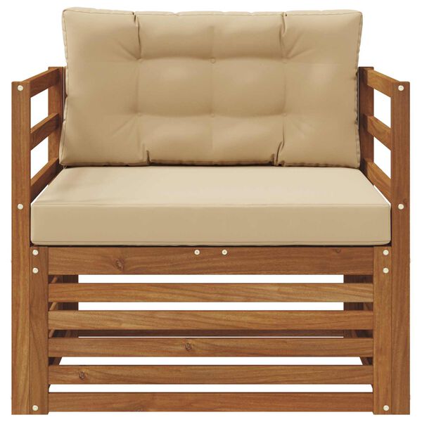 vidaXL Z&aacute;hradn&aacute; s&uacute;prava gaučov Mas&iacute;vne ak&aacute;ciov&eacute; drevo a polyester