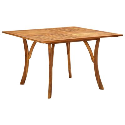 vidaXL Záhradný stôl 120x120x75 cm masívne akáciové drevo