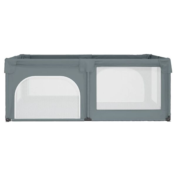 vidaXL Detsk&aacute; ohr&aacute;dka s 2 dvierkami bledosiv&aacute; oxfordsk&aacute; l&aacute;tka