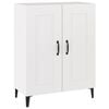 vidaXL Komoda biela 69,5x34x90 cm spracovan&eacute; drevo