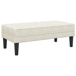 vidaXL lavička s vank&uacute;&scaron;om Kr&eacute;mov&aacute; 113 x 57 x 39 cm Zamat