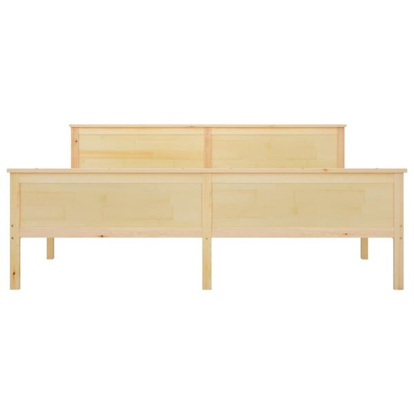 vidaXL Posteľný rám, borovicový masív 180x200 cm