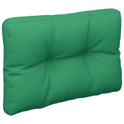 vidaXL Podložka na paletový nábytok, zelená 60x40x12 cm, látka