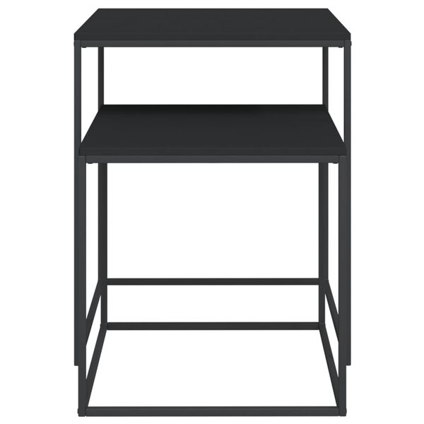 vidaXL Sada konferenčn&yacute;ch stol&iacute;kov 2 ks spracovan&eacute; drevo a kov