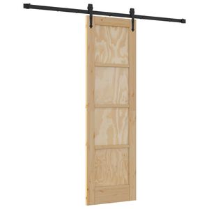 vidaXL Posuvn&eacute; dvere ORKDAL 61 x 198,5 cm Borovicov&yacute; mas&iacute;v