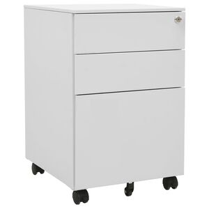 vidaXL Mobiln&aacute; kartot&eacute;ka bledosiv&aacute; 39x45x60 cm oceľ