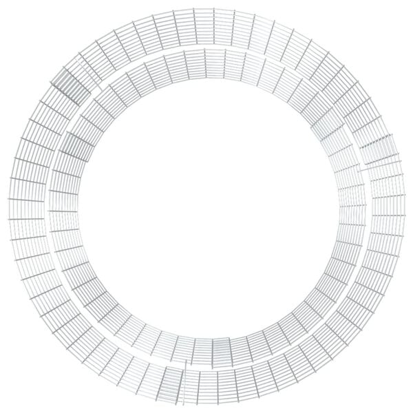 vidaXL Gabiónové ohnisko Ø100 cm pozinkované železo