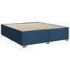 vidaXL Posteľn&yacute; r&aacute;m boxspring s matracom modr&yacute; 180x200 cm l&aacute;tka