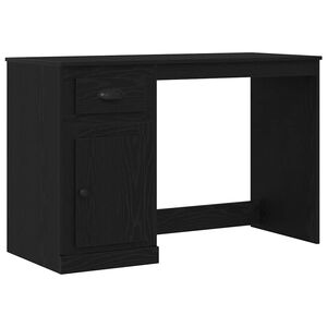 vidaXL St&ocirc;l Čierny dub 50 x 115 x 75 cm Kompozitn&eacute; drevo