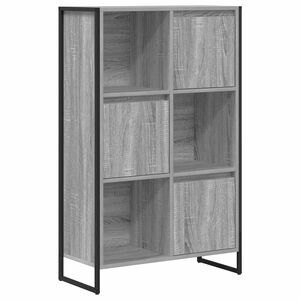 vidaXL Knižnica 68 x 30 x 108.5 cm Kompozitn&eacute; drevo Siv&yacute; Sonoma