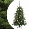 vidaXL Umel&yacute; vianočn&yacute; stromček s vianočn&yacute;mi guľami 120 cm 150 LED