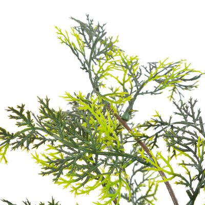 vidaXL Umelá rastlina strom cyprus s kvetináčom zelená 120 cm