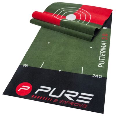 Pure2Improve Tréningová podložka na golf 400x66 cm