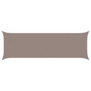 vidaXL Slnečn&aacute; plachta Sivohned&aacute; 6 x 2 m 100% polyester Oxford