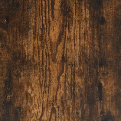 vidaXL Skrinka na platne dymový dub 84,5x38x89 cm kompozitné drevo