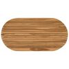 vidaXL Vrchn&aacute; doska 110 x 55 x 3,5 cm Ov&aacute;lny Hust&eacute; teakov&eacute; drevo