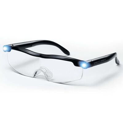 Ultra Vue LED zväčšovacie okuliare plastové čierne