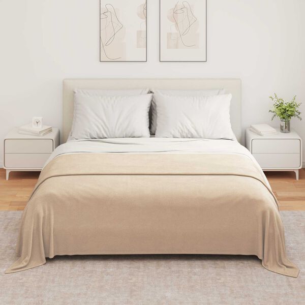 vidaXL Deka ťavov&aacute; 280 x 210 cm Fl&iacute;s