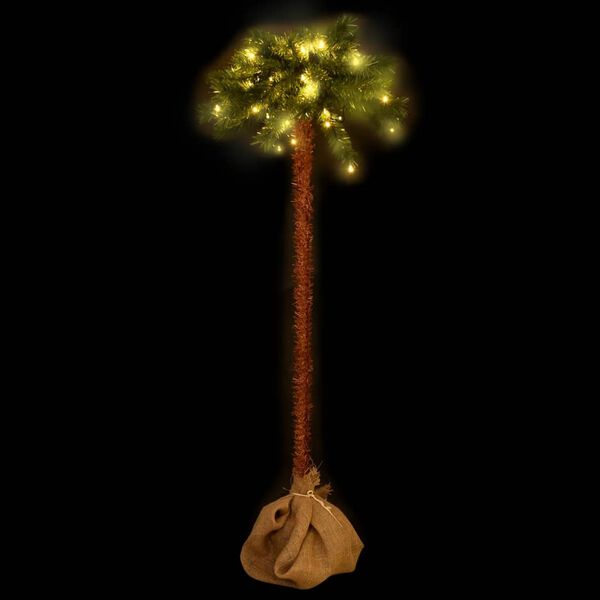 vidaXL Vianočný stromček s LED 180 cm