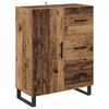 vidaXL Highboard so z&aacute;suvkou 2 pcs Star&eacute; drevo 69,5 x 34 x 180 cm
