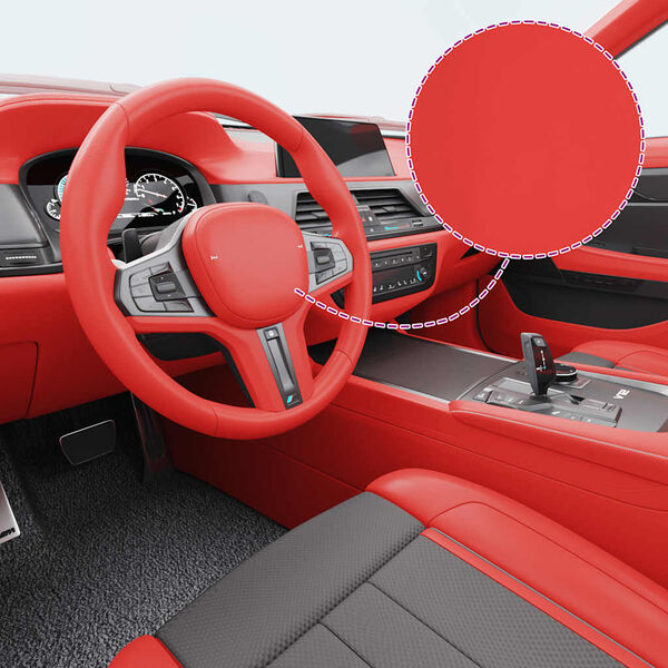 vidaXL F&oacute;lia na automobily matn&aacute; červen&aacute; 100x150 cm