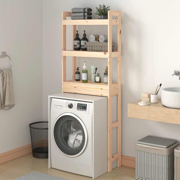 vidaXL Toaletn&yacute; stojan 63x26x171 cm mas&iacute;vna borovica