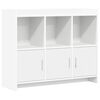 vidaXL Serv&iacute;rovacia skriňa Biela 98,5 x 33 x 80 cm Kompozitn&eacute; drevo
