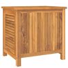 vidaXL Z&aacute;hradn&yacute; &uacute;ložn&yacute; box s vreckom 60x50x5 cm mas&iacute;vny teak