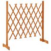 vidaXL Záhradný mriežkový plot oranžový 120x90 cm masívne jedľové drevo