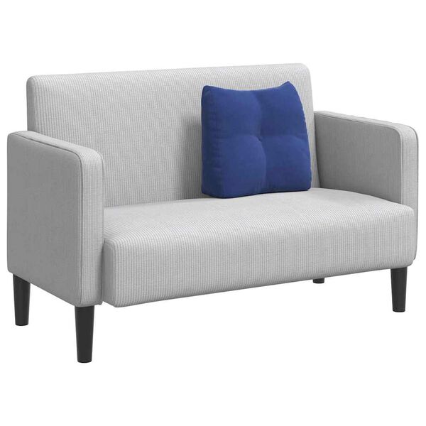 vidaXL Poduška na chrbát Policajná modrá 45 x 24 x 50 cm Zamat