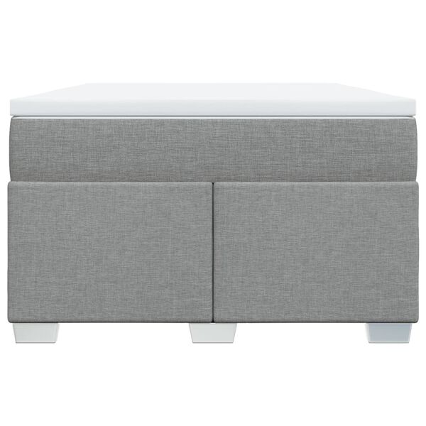 vidaXL Boxspring posteľ s matracom bledosiv&aacute; 120x190 cm l&aacute;tka
