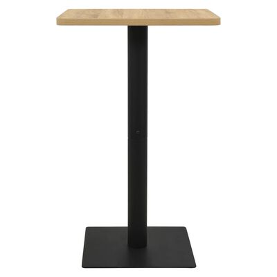 vidaXL Bistro stolík, dubová farba 78,5x78,5x107 cm