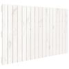 vidaXL N&aacute;stenn&eacute; čelo postele biele 108x3x60 cm mas&iacute;vna borovica