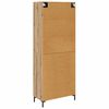 vidaXL Highboard so z&aacute;suvkou 2 pcs Remeseln&yacute; dub Kompozitn&eacute; drevo