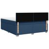vidaXL Posteľn&yacute; r&aacute;m boxspring s matracom modr&yacute; 180x200 cm l&aacute;tka