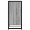 vidaXL Komoda sivá sonoma 35,5x35x76 cm kompozitné drevo a kov