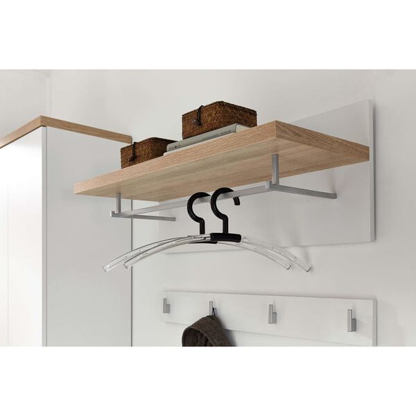 422780 Germania Wardrobe Panel "Top" White and Sanremo Oak 3193-178