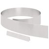 vidaXL Obrubn&iacute;k tr&aacute;vnika Strieborn&aacute; 450 x 0.05 x 15 cm Nerezov&aacute; oceľ