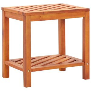 vidaXL Bočn&yacute; stol&iacute;k 45x33x45 cm mas&iacute;vne ak&aacute;ciov&eacute; drevo