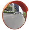 Konvexn&eacute; dopravn&eacute; zrkadlo, PC plast, oranžov&eacute; 45 cm, do exteri&eacute;ru